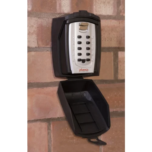 Phoenix Safe Co. KS0003C szafka na klucze Metal Czarny, Srebrny