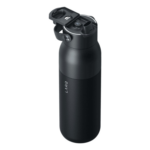 LARQ Bottle PureVis 2 - inteligentna samoczyszcząca butelka filtrująca - światło UV-C, 1L (obsidian black)