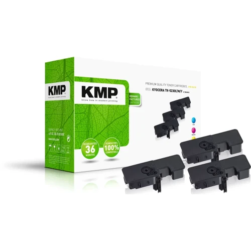 KMP 2911,3030 kaseta z tonerem 3 szt. Zamiennik Cyjan, Purpurowy, Żółty