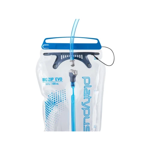 Platypus BIG ZIP Codzienne użytkowanie 3000 ml Polietylen, Silikon Niebieski, Przezroczysty