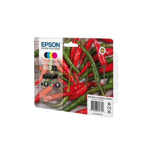 Epson 503XL nabój z tuszem 4 szt. Oryginalny Wysoka (XL) wydajność Czarny, Cyjan, Purpurowy, Żółty
