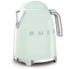 Smeg KLF03PGEU Czajnik elektryczny, pastelowa zieleń