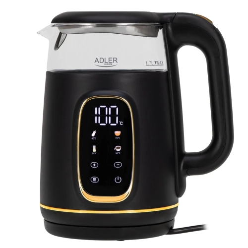 Czajnik elektryczny ADLER AD 1305 czarno-złoty