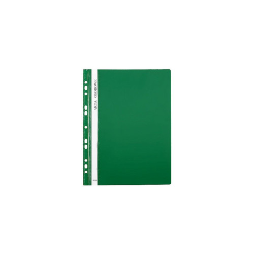 Skoroszyt A4 akt osobowych zielony folia Biurfol (St-23-02)
