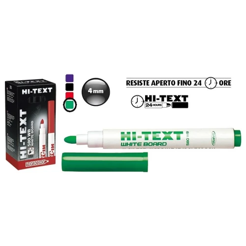 Marker suchościeralny wkład zielony 0,6mm okrągła końcówka Fibracolor