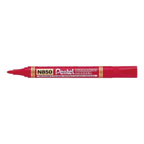 Marker permanentny wkład czerwony 1,5mm okrągła końcówka Pentel