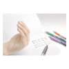 Cienkopis ENERGEL BLN 75 wkład czarny 0,25mm 4kol. Pentel