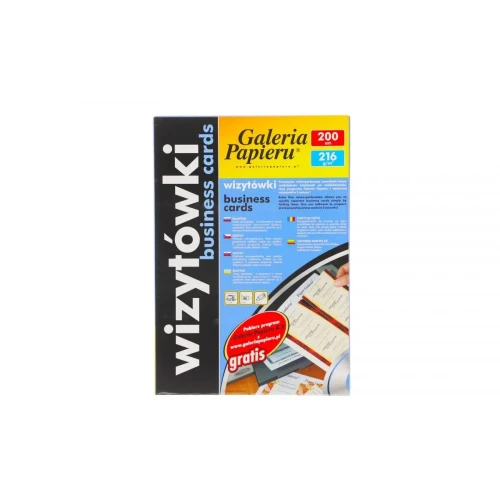 Papier ozdobny (wizytówkowy) A4 Akant Galeria Papieru
