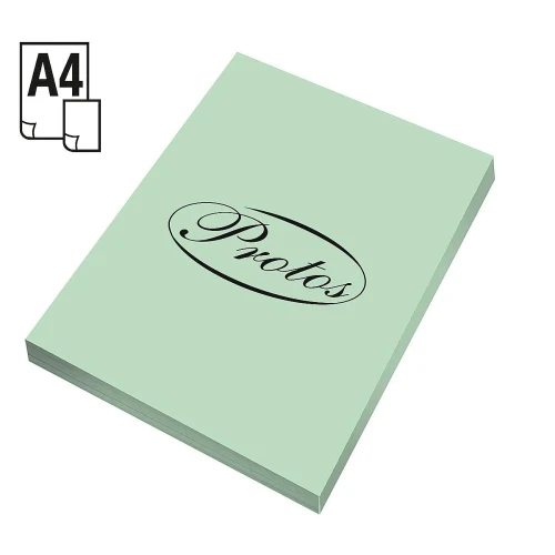 Papier kolorowy A4 seledynowy 100k. 80g Protos
