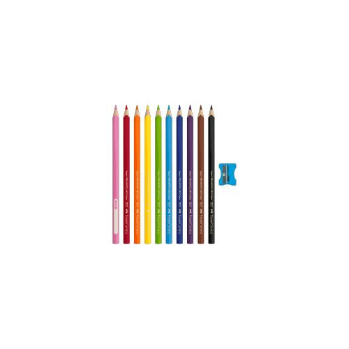 Kredki ołówkowe 10 kol. Faber Castell