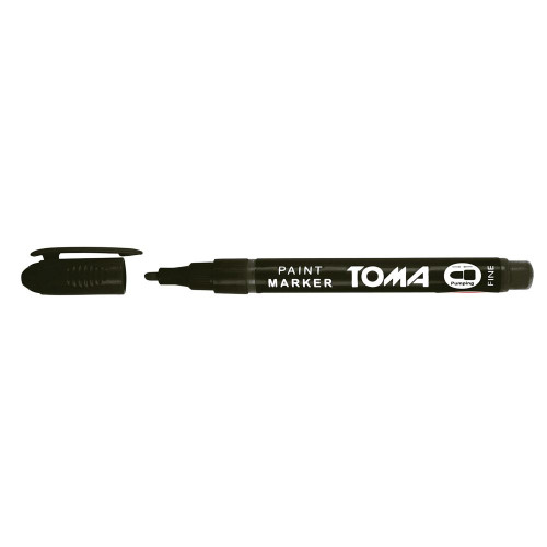 Marker olejowy wkład czarny 1,5mm okrągła końcówka Toma (TO-441 3 2)
