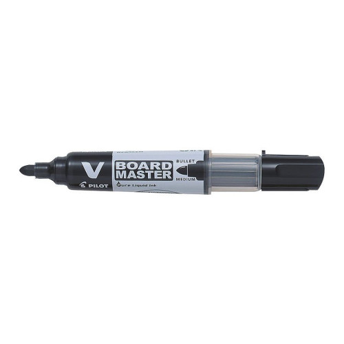 Marker suchościeralny V Board Master wkład czarny 2,3mm okrągła końcówka Pilot (WBMA-VBM-M-B-BG)