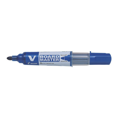 Marker suchościeralny V Board Master wkład niebieski 2,3mm okrągła końcówka Pilot (WBMA-VBM-M-L-BG)