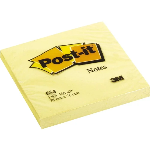 Notes samoprzylepny (karteczki) żółty 100k [mm:] 76x76 Post-It