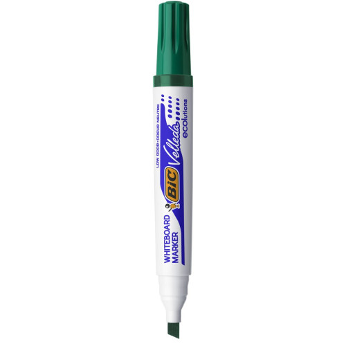 Marker suchościeralny Velleda Ecolutions 1751 wkład zielony 3,7-5,5mm ścięta końcówka Bic (904949)