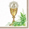 Serwetki komunia mix bibuła [mm:] 330x330 Pol-mak (SL ko)