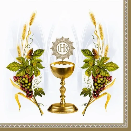 Serwetki komunia mix bibuła [mm:] 330x330 Pol-mak (SL ko)