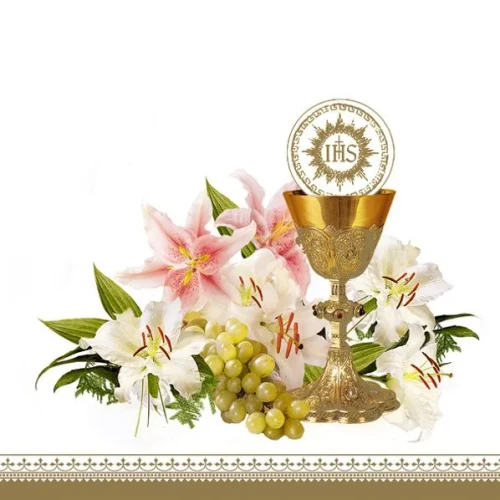 Serwetki komunia mix bibuła [mm:] 330x330 Pol-mak (SL ko)