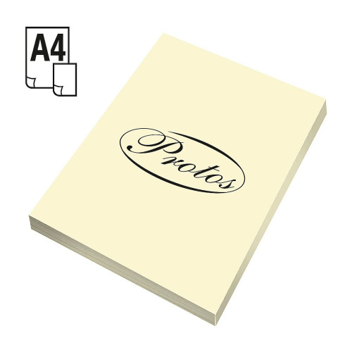 Papier kolorowy A4 kremowy 100k. 80g Protos