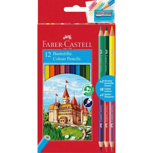Kredki ołówkowe 12 kol. Faber Castell (FC111215)
