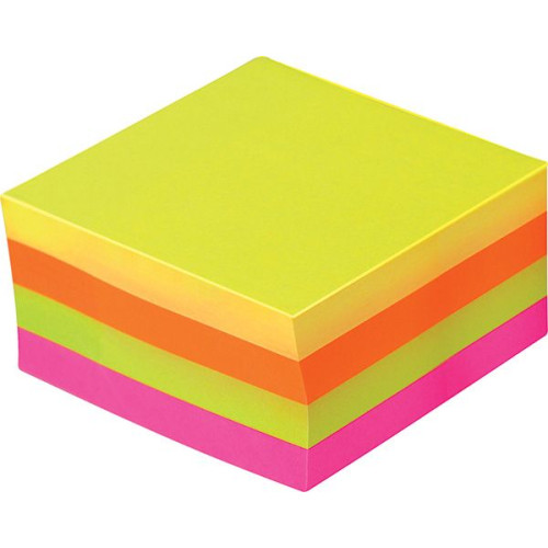 Notes samoprzylepny (karteczki) mix fluo 400k [mm:] 76x76 Titanum (YGSF-02)
