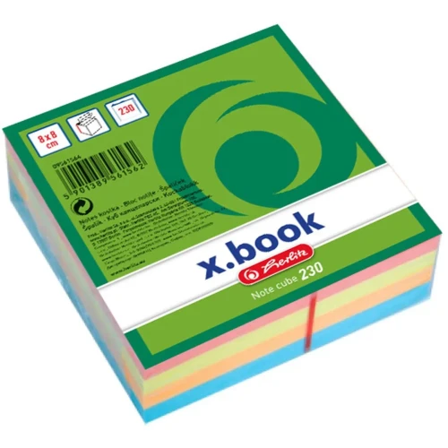 Kostka papierowa 9561564 mix [mm:] 80x80x 30 Herlitz (300022476)
