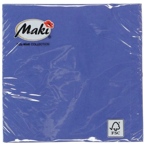 Serwetki granatowy papier [mm:] 330x330 Pol-mak (24)