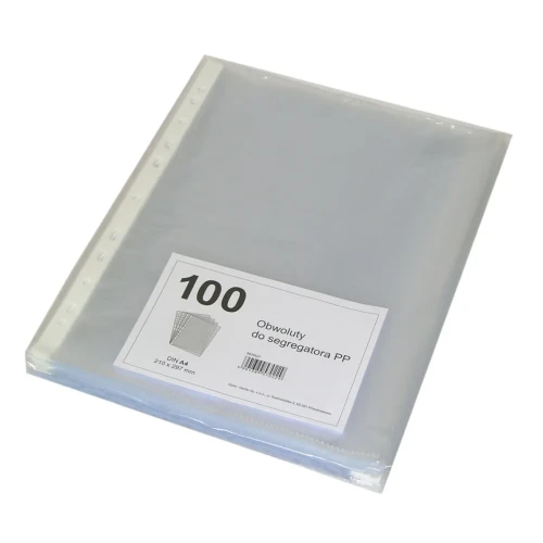 Koszulki na dokumenty Teca 9570227 groszkowe A4 kolor: przezroczysty typu U 45 mic. Herlitz (300022641)