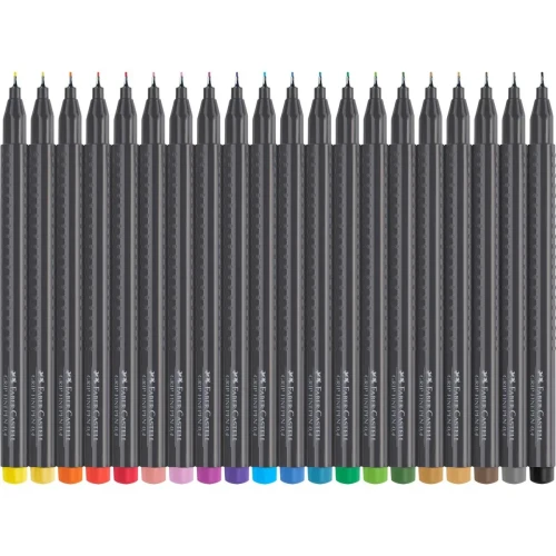 Cienkopis Grip wkład mix 0,4mm 20kol. Faber Castell (FC151620)