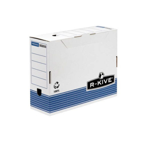 Pudło archiwizacyjne A4 R-Kive Prima 80 niebieski tektura [mm:] 85x258x 310 Fellowes (26401)