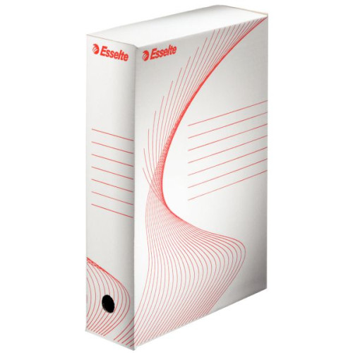 Pudło archiwizacyjne A4 Boxy 80 biały karton [mm:] 245x80x 345 Esselte (128080)