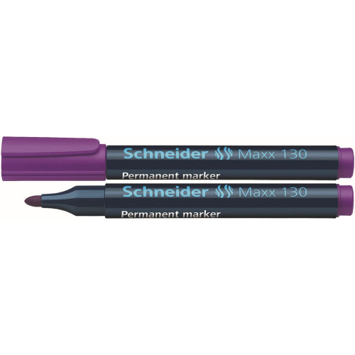 Marker permanentny Maxx 130 wkład fiolet 1,0-3,0mm okrągła końcówka Schneider (113008)