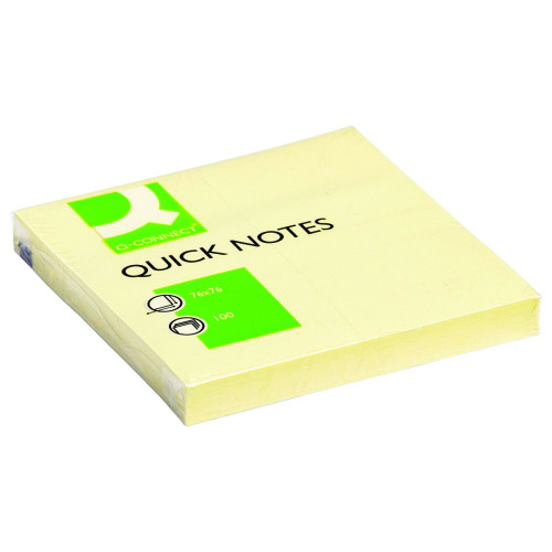 Notes samoprzylepny (karteczki) żółty 100k [mm:] 76x76 Q-Connect (KF10502)