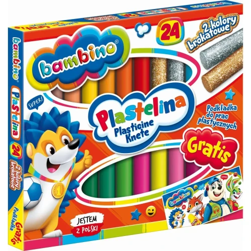Plastelina 24 kol. standard mix St.Majewski