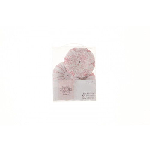 Ozdoba papierowa płatki papierowe capsule wild rose duże 32 szt. Papiermania (pma-157236)