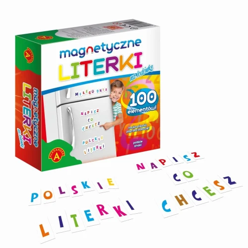 Magnes Literki magnetyczne mix Alexander (0188) 100 sztuk