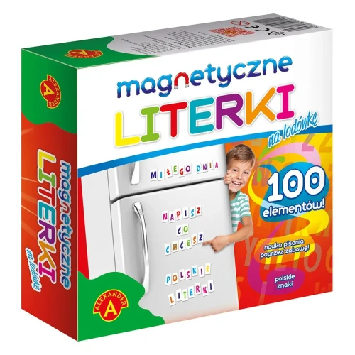 Magnes Literki magnetyczne mix Alexander (0188) 100 sztuk
