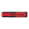 Zakreślacz D-Text wkład czerwony 1,0-5,0mm Donau (7358001PL-04)