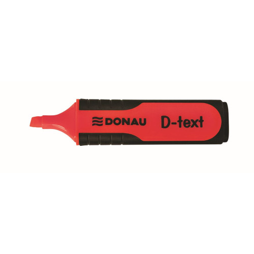 Zakreślacz D-Text wkład czerwony 1,0-5,0mm Donau (7358001PL-04)