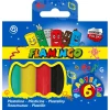 Plastelina 6 kol. mix Flamingo (PL06)