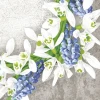 Serwetki wiosna mix bibuła [mm:] 330x330