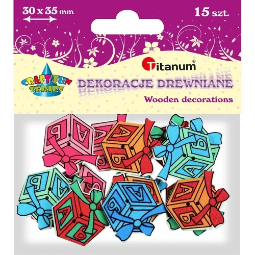 Ozdoba drewniana Craft-Fun Series drewniane prezenty Titanum (WDC097)