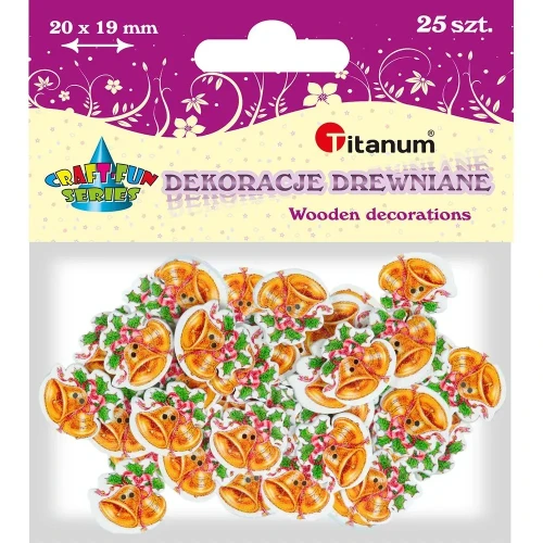 Ozdoba drewniana Craft-Fun Series dzwoneczki Titanum (307764)