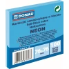 Notes samoprzylepny (karteczki) Neon niebieski 100k [mm:] 76x76 Donau (7586011-10)