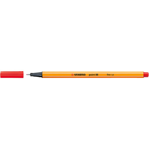 Cienkopis wkład czerwony 0,4mm 1kol. Stabilo (88/40)