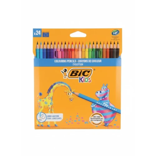 Kredki ołówkowe Evolution 24 kol 24 kol. Bic (9375152)