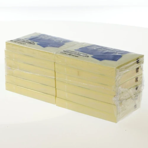 Notes samoprzylepny (karteczki) żółty 100k [mm:] 50x75 Bantex (400086385)
