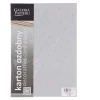 Papier ozdobny (wizytówkowy) A4 stars srebrny srebrny 220g Galeria Papieru (204305)