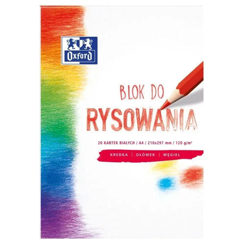 Blok rysowania OXFORD A4 20k 120G biały 400093195-6047233