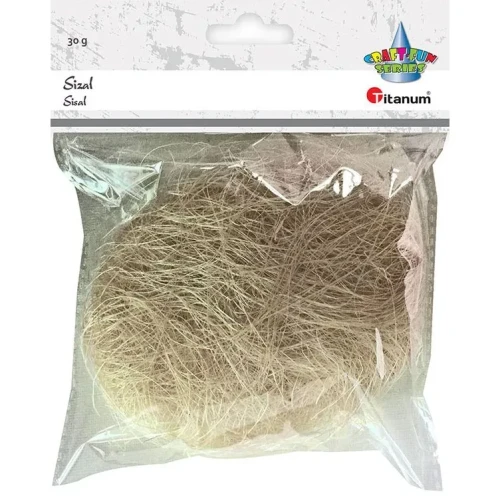 Sizal Craft-Fun Series biały 30g Titanum (363108)